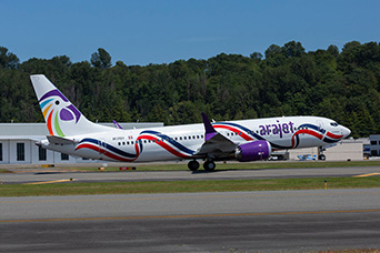 Arajet 10th 737-8 (HI1101) Delivery - June 10, 2024.